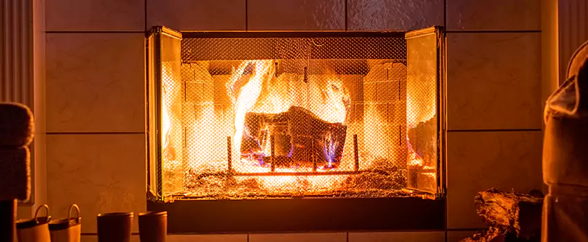 Mendota Hearth Landscape Fireplace Installation in Covina, California