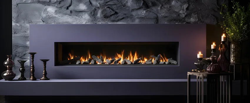 Ember Bed for Ventless Gas Fireplace in Covina, CA