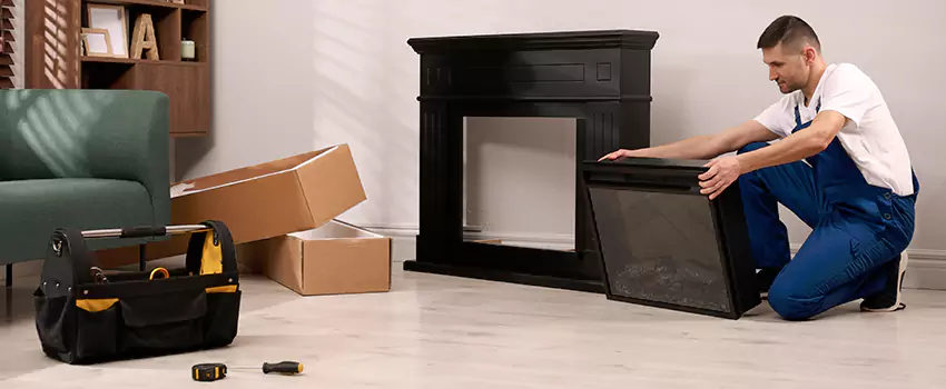 Old Rusted Metal Fireplace Repair And Replacement in Covina, CA