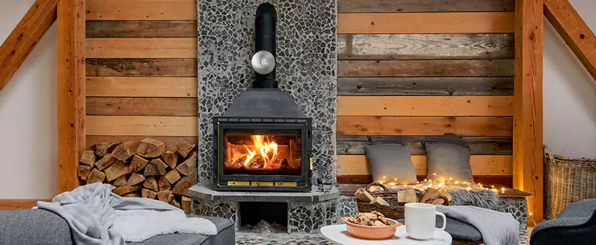 Thelin Hearth Products Direct Vent Gas Stove Fireplace Inspection in Covina, California
